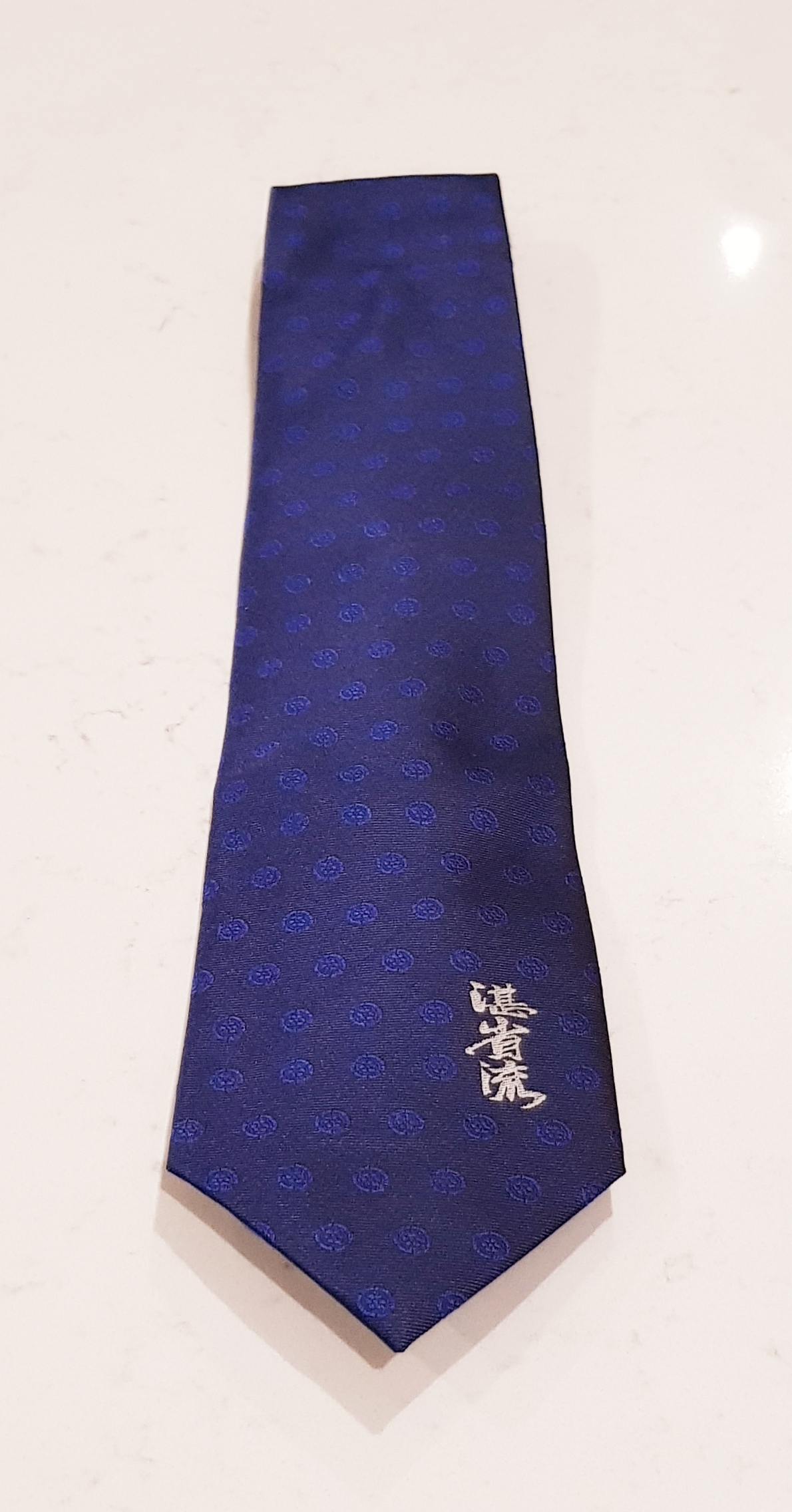Official Jin Sei Ryu Black Belt Tie